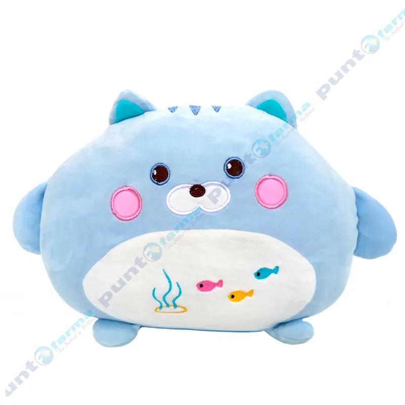 Peluche Hipoalergénico Gatito Gluglu Gordito 39 cm