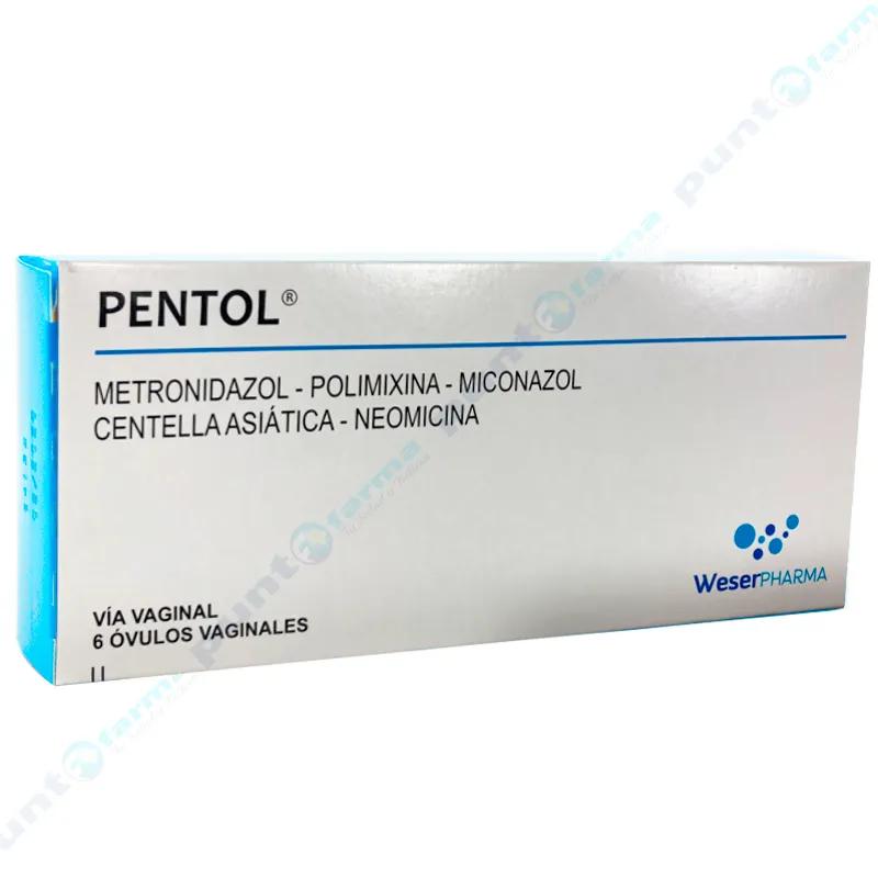 Pentol Metronidazol - Cont. 6 óvulos