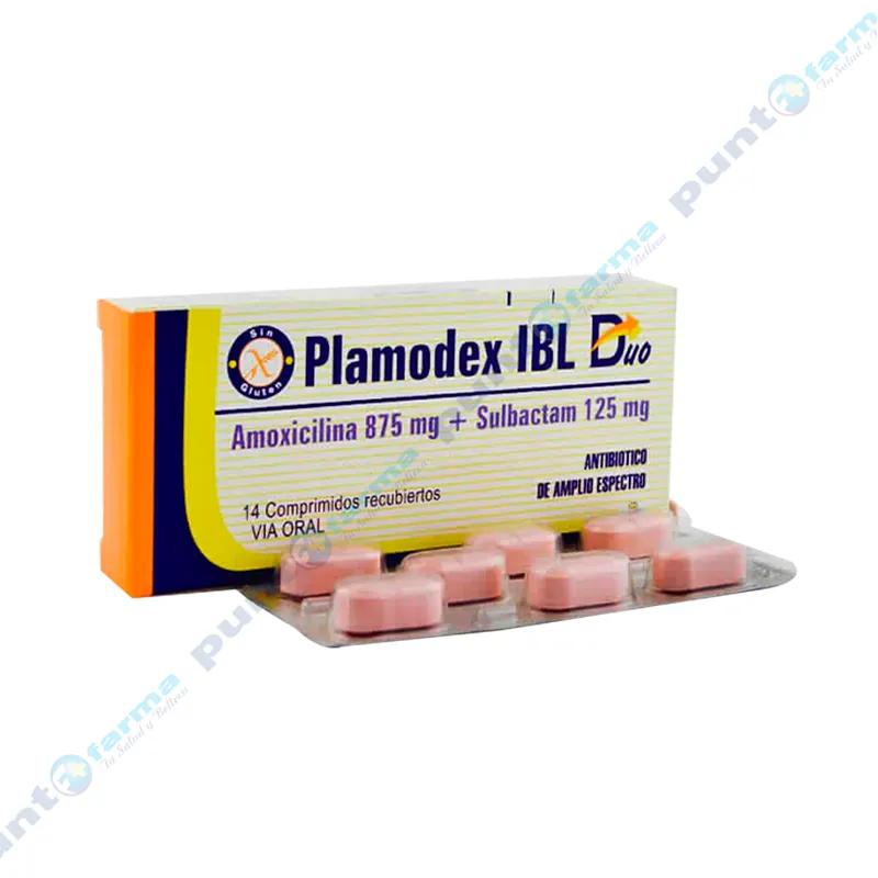 Plamodex IBL Duo Amoxicilina 875 mg - Caja de 14 comprimidos recubiertos