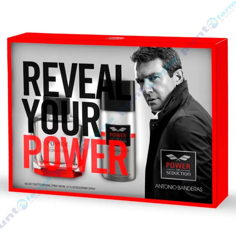 Power of Seduction Antonio Banderas EDT 100 mL + Desodorante spray 150 mL