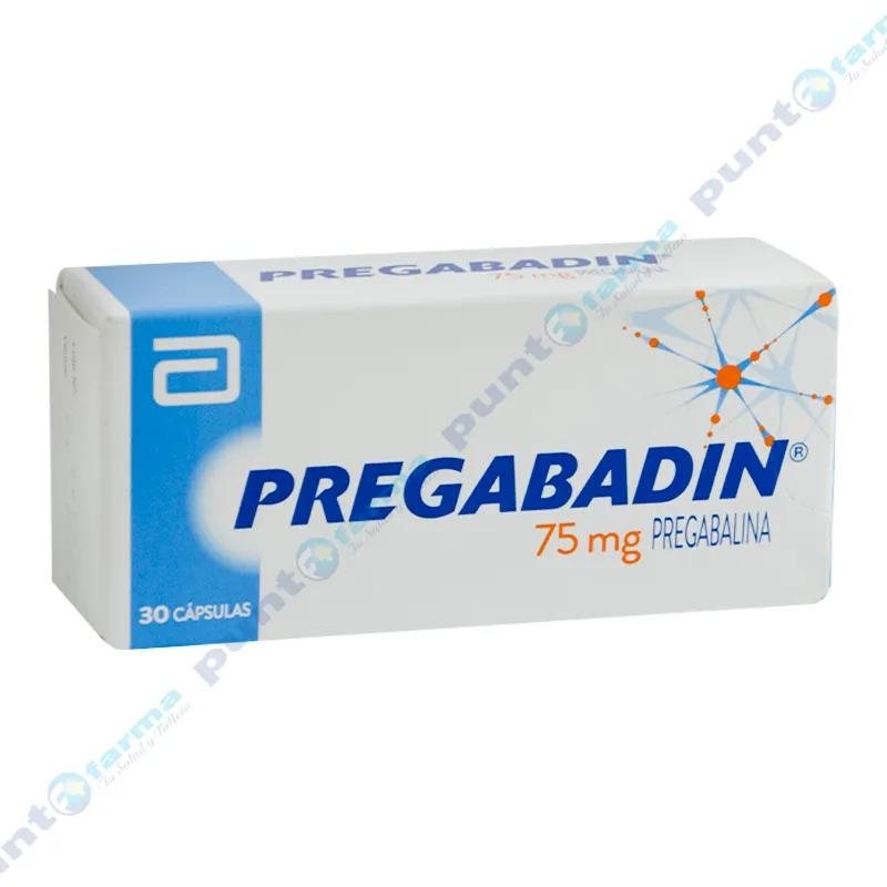 Pregabadin Pregabalina 75 mg - Caja de 30 cápsulas
