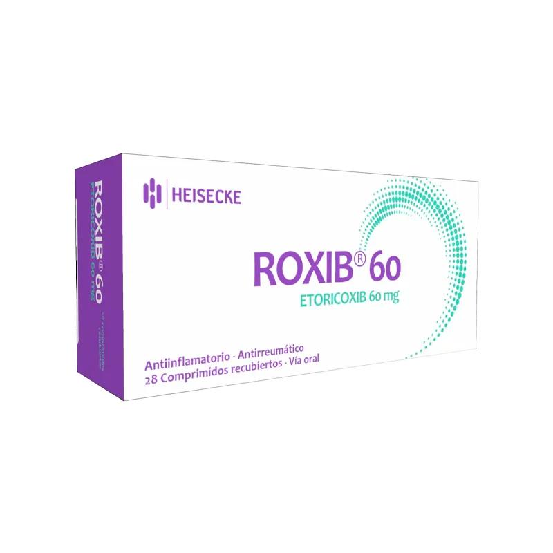 Roxib Etoricoxib 60mg - Cont. 28 Comprimidos Recubiertos