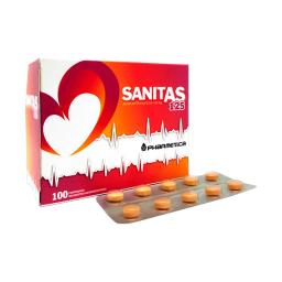 Sanitas Ácido Acetilsalicílico 125 mg - Cont. 100 comprimidos recubiertos gastroresistentes