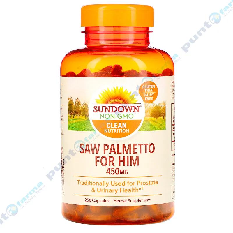 Saw Palmetto for Him Sundown - Cont 250 cápsulas