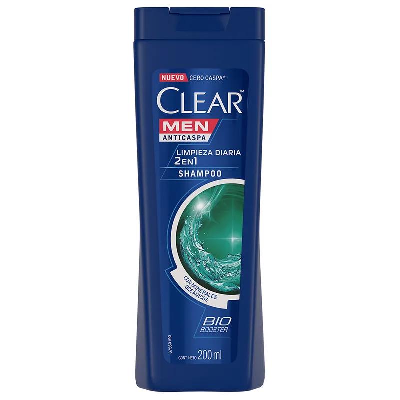 Shampoo 2en1 Men Dual Effect Clear Men - 200 mL