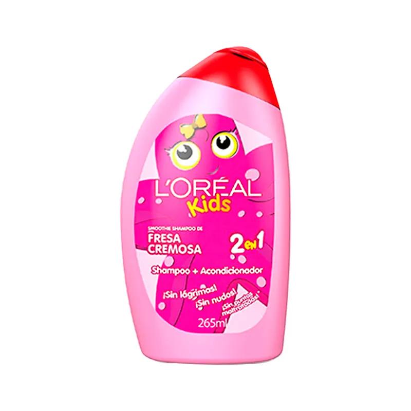 Shampoo + Acondicionador 2en1 Fresa cremosa L´oreal  Kids - 265 mL