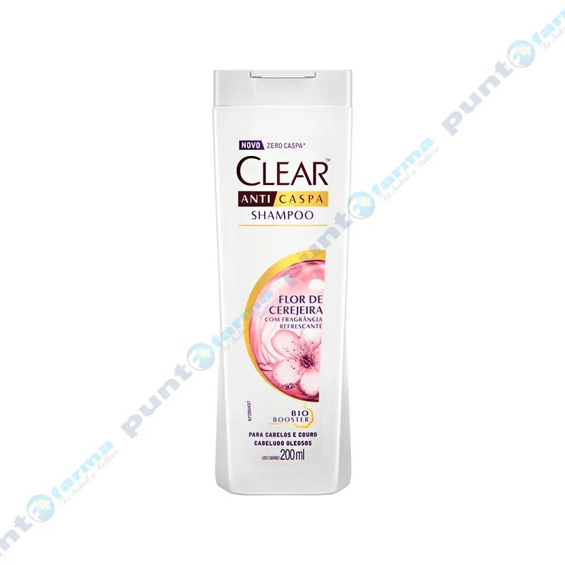 Shampoo Anticaspa Flor de Cereza Clear Women - 200 mL.