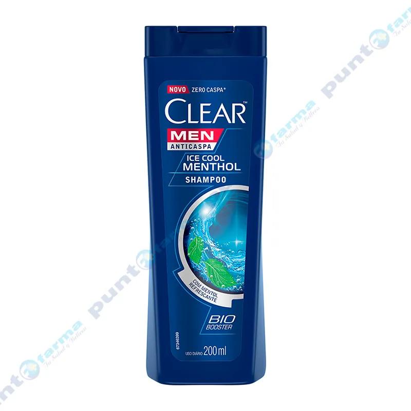 Shampoo Anticaspa Ice Cool Menthol Clear Men - 200mL