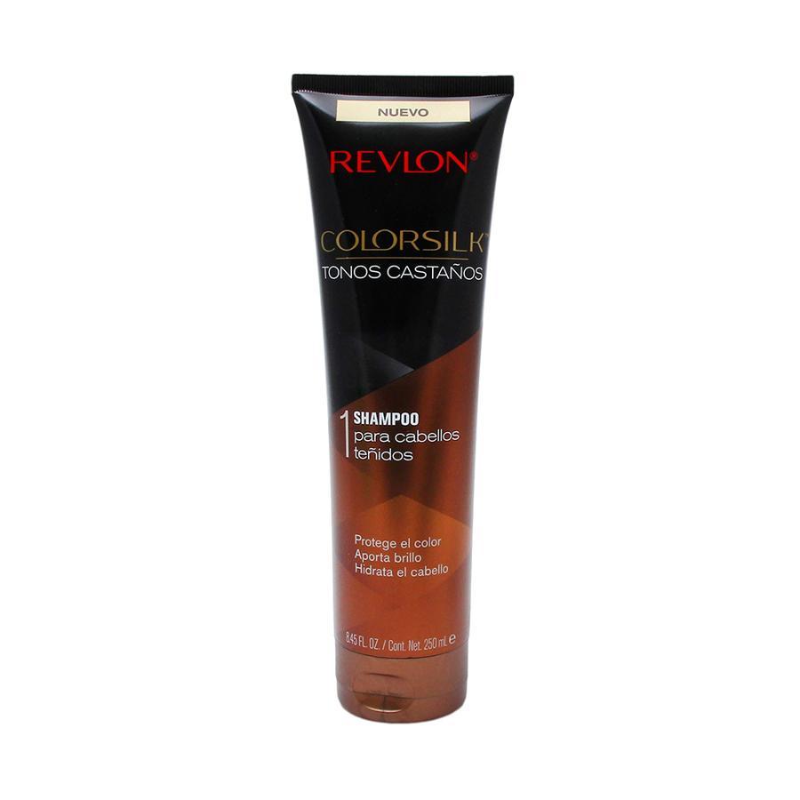 Shampoo Colorsilk Tonos castaños Revlon - 250 mL