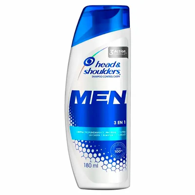 Shampoo Control Caspa 3en1 Head & Shoulders Men - 180 mL