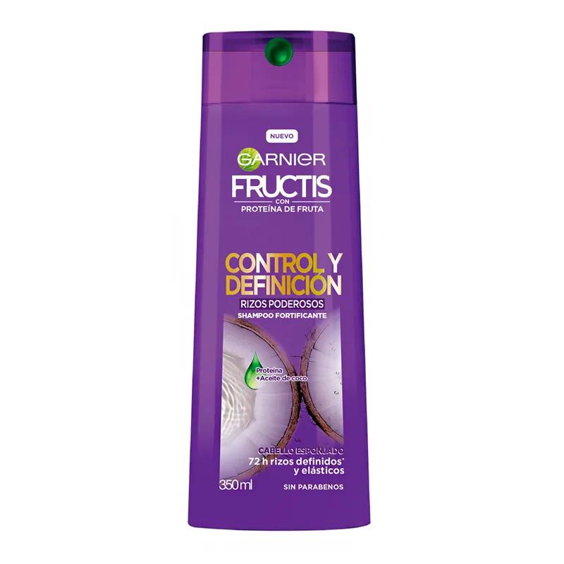 Shampoo Rizos Poderosos Control y Definición Garnier Fructis - 350 mL