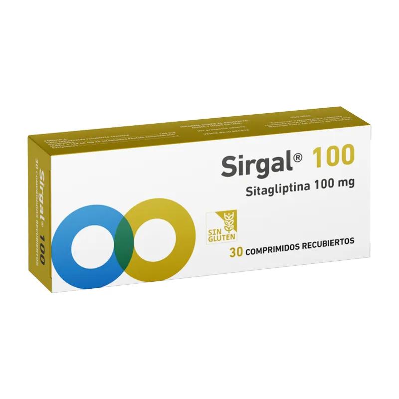 Sirgal 100 Sitagliptina 100 mg - Cont. 30 comprimidos recubiertos