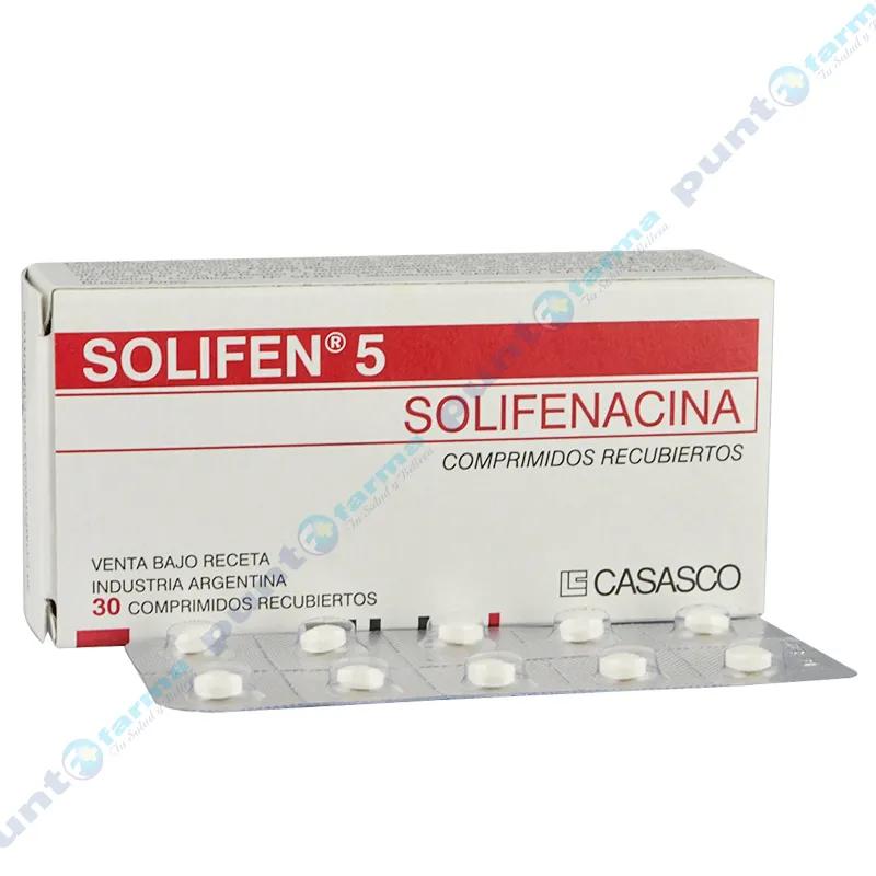 Solifen 5 Solifenacina - Cont. 30 Comprimidos Recubiertos.