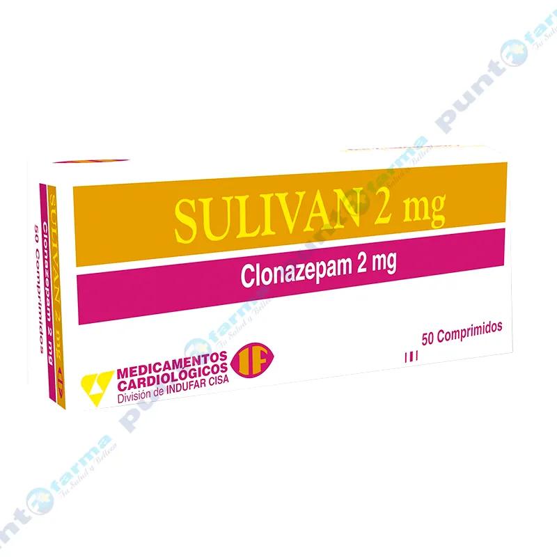 Sulivan 2mg -  Caja de 50 comprimidos