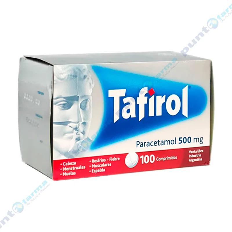 Tafirol Paracetamol 500mg - Caja de 100 comprimidos