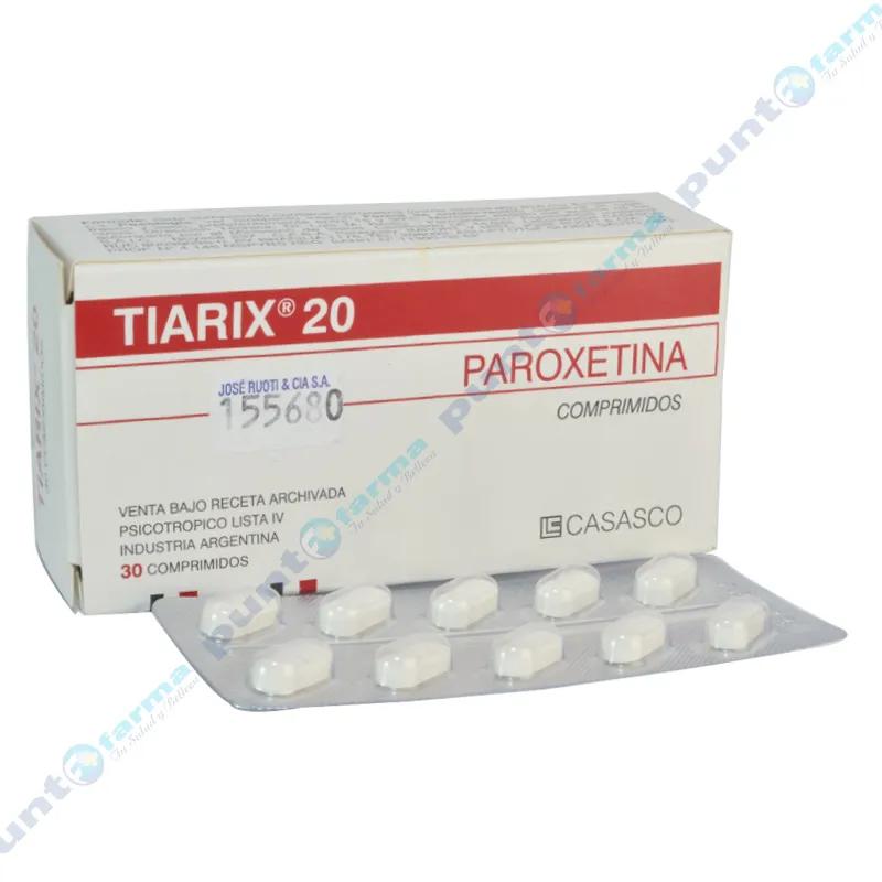 Tiarix 20 - Caja de 30 comprimidos