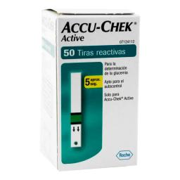 Tiras Reactivas ACCU-CHEK Active - Contiene 50 tiras