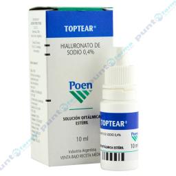 Toptear Hialunorato de Sodio 0,4% - Cont. 10mL