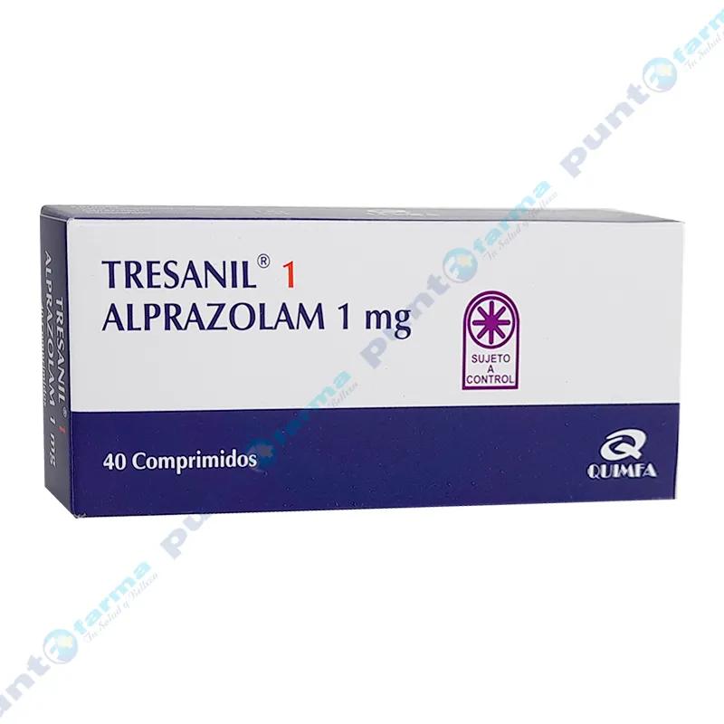 Tresanil1 mg Alprazolam - Caja de 40 comprimidos