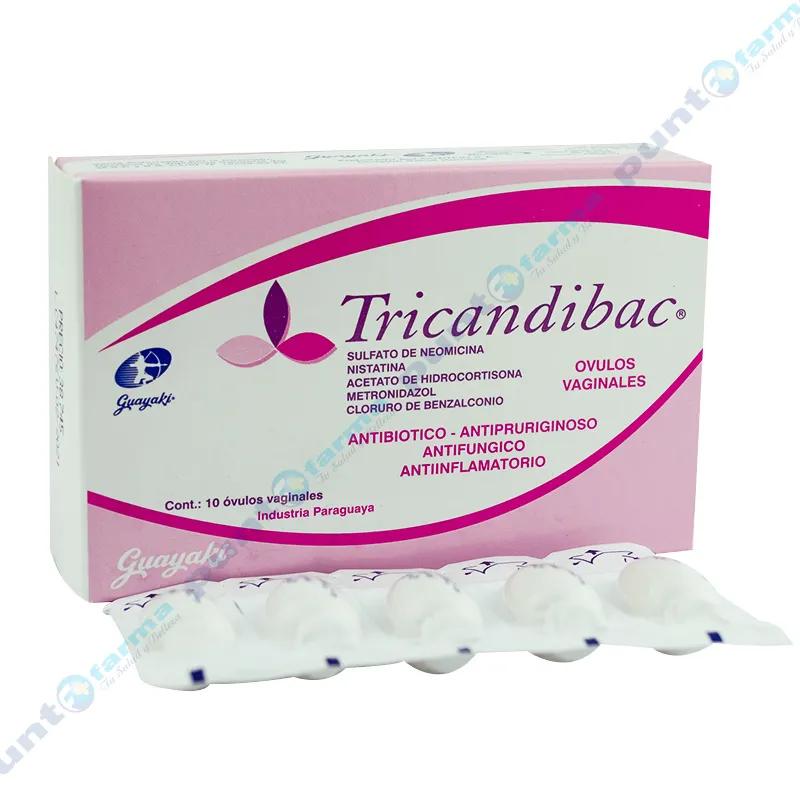 Tricandibac Sulfato de Neomicina - Cont. 10 óvulos vaginales