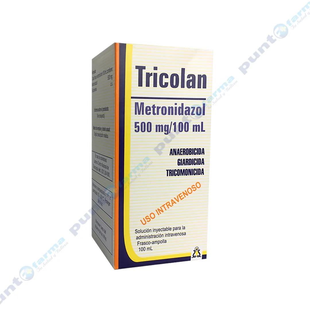 Tricolan Metronidazol 500 mg/100 mL - Cont. 1 frasco ampolla de 100 mL