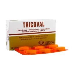 Tricoval - Caja de 12 tabletas