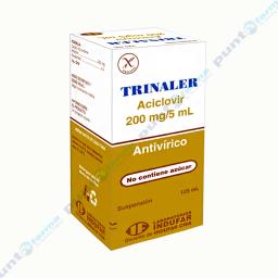 Trinaler Aciclovir 200 mg  - Solución oral frasco de 125 mL