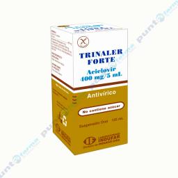 Trinaler Forte - Aciclovir 400 mg/5 mL - Suspensión oral frasco de 125 mL