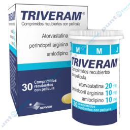 Triveram Atorvastatina 20 mg - Cont. 30 comprimidos recubiertos con película