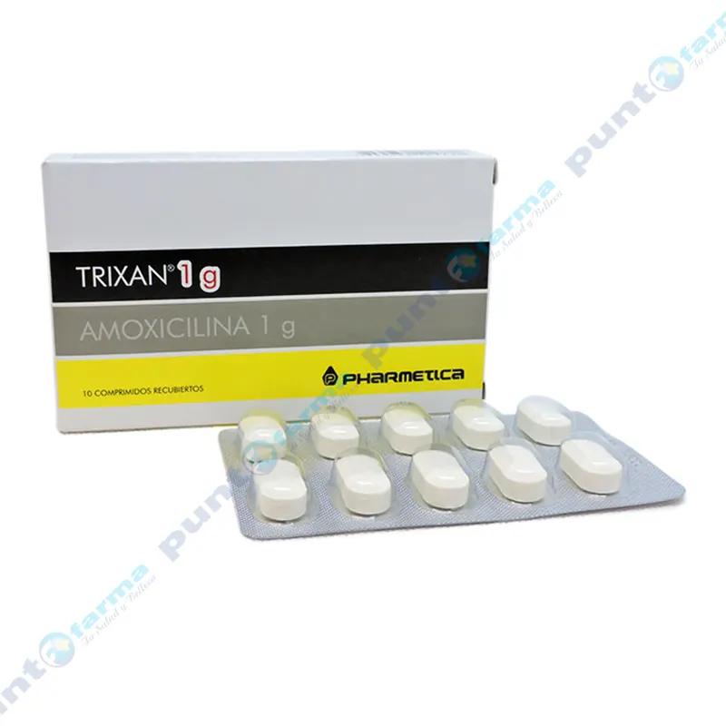 Trixan 1g Amoxicilina 1g - Caja de 10 comprimidos