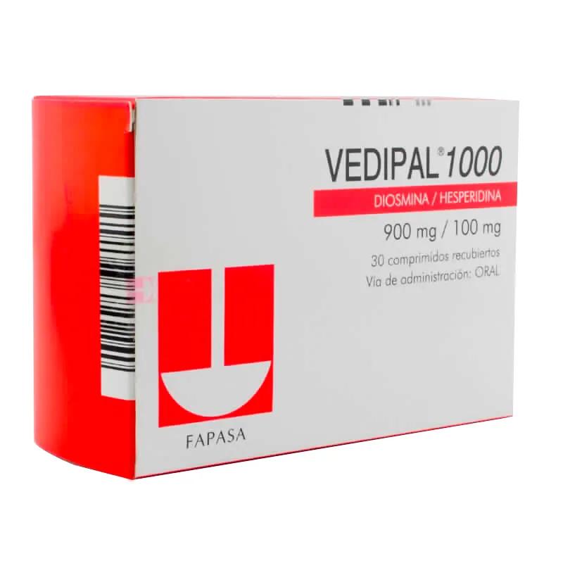 Vedipal 1000 Diosmina / Hesperidina 900 mg / 100 mg 
