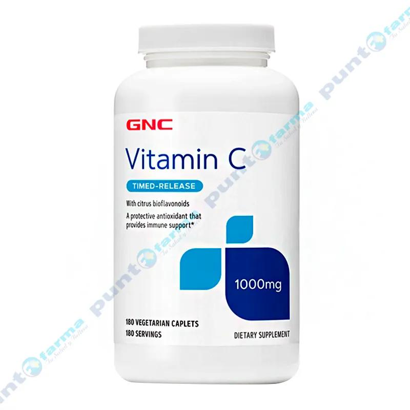 Vitamina C 1000 mg GNC - Cont. 180 comprimidos