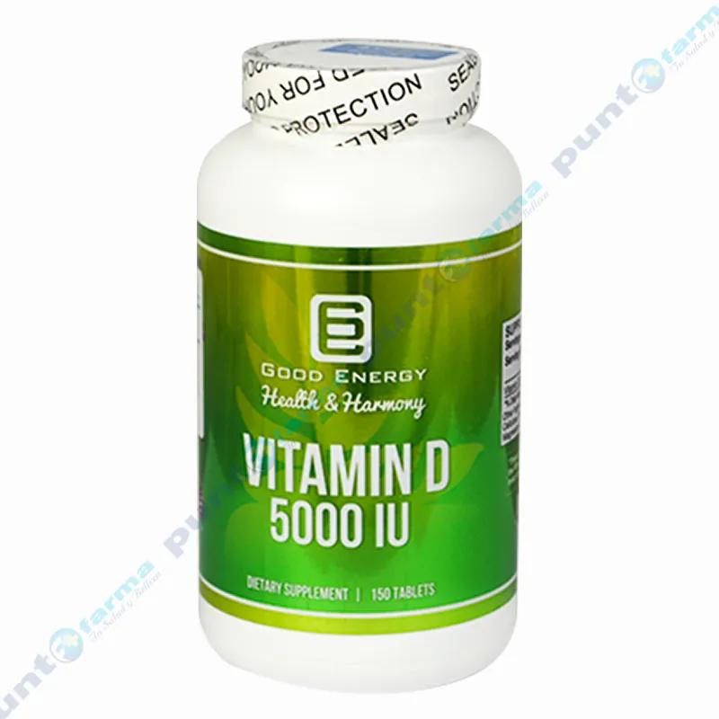 Vitamina D 5000 UI Good Energy - 150 tabletas