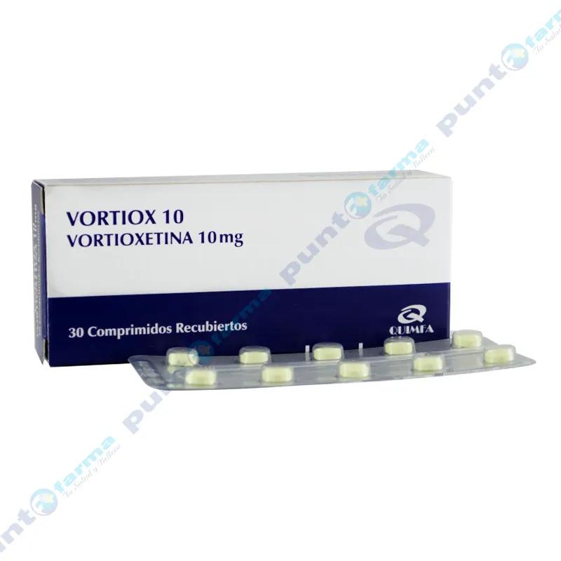 Vortiox 10 Vortioxetina 10mg - Cont.  30 Comprimidos Recubiertos.