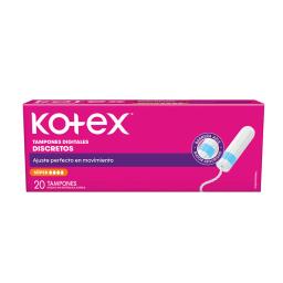 Tampones Kotex Digital Super - Cont 20 unidades