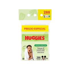 Toallitas Húmedas Limpieza Efectiva Huggies - 288 Unidades