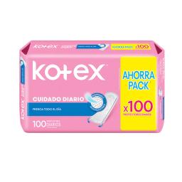 Protectores Diarios Multi Ajustables Kotex - Cont. 100 unidades