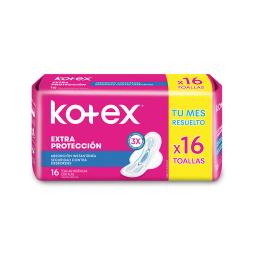 Toallas Femeninas Normal Kotex  - Cont. 16 unidades.