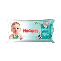 Toallitas Húmedas Cuidado 4 en 1 Huggies - Cont 48 unidades