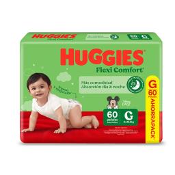 Pañal Flexi Confort G Huggies - Cont.60 Unidades