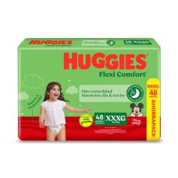 Huggies Flexi Comfort Protección total XXXG - Contiene 48 unidades