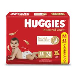 Huggies Supreme Natural Care M - Contiene 68 unidades