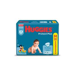 Pañales Desechables Huggies Protect Plus Mediano - 68 unidades