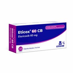 Eticox 60 CB Etoricoxib 60 mg - Cont. 10 Capsulas Blandas