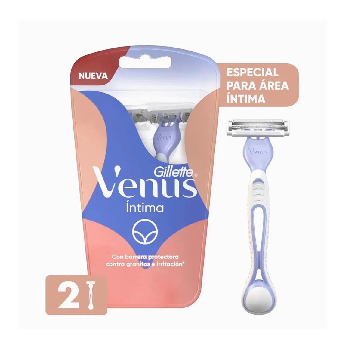Maquina Para Afeitar Venus Intima - Cont. 2 Unidades