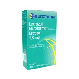 Letrozol 2,5 mg Eurofarma - Cont. 30 Comprimidos Recubiertos