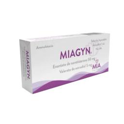 Miagyn Enantato de Noretisterona 50 mg - Solucion Inyectable 1 Ampolla