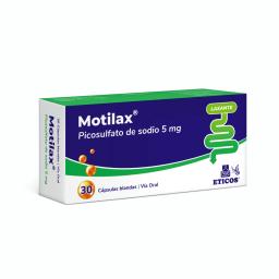 Motilax Picosulfato de Sodio 5 mg - Cont. 30 Capsulas Blandas