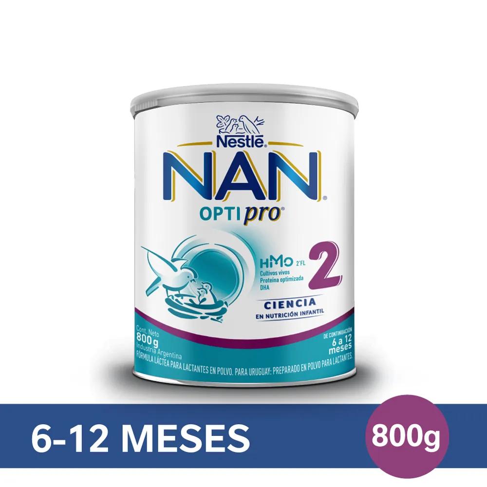 Leche en Polvo Nan Optipro 2 Nestle - 800 gr