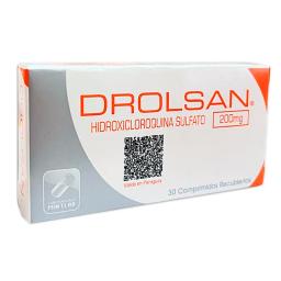 Drolsan Hidroxicloroquina Sulfato 200 mg -  Cont. 30 Comprimidos